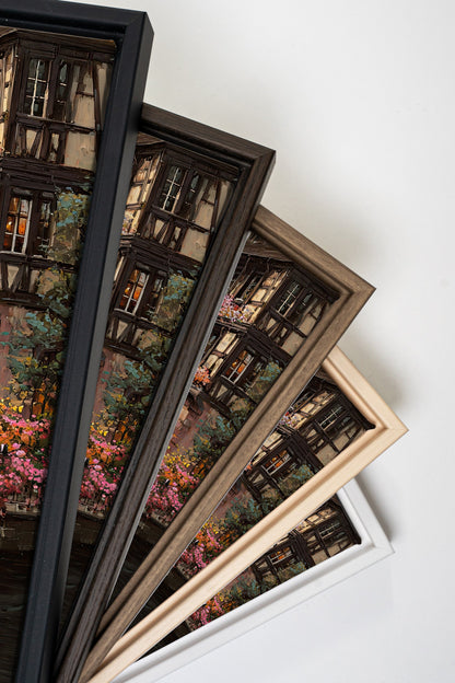 CANAL OF PETALS, Oeuvre sur toile étirée