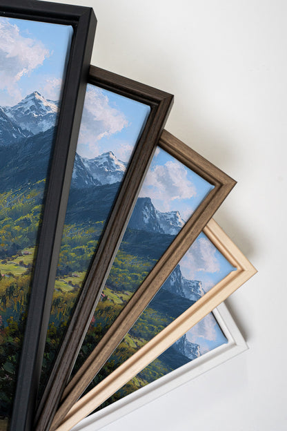 ALPINE JOURNEY, Oeuvre sur toile étirée