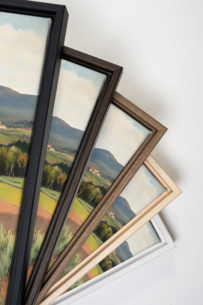 RUSTIC PALETTE, Oeuvre sur toile étirée