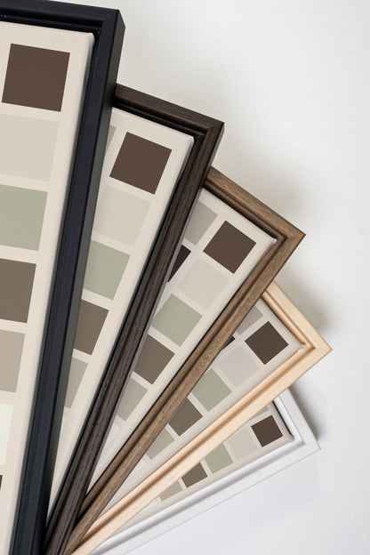 ORGANIZED TONES, Oeuvre sur toile étirée