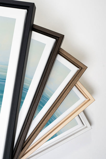 AZURE HORIZON, Oeuvre sur toile étirée