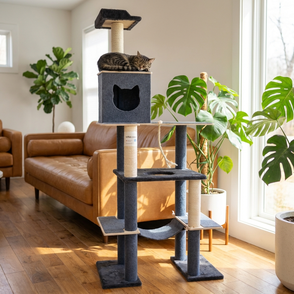 Noba Supreme 81" Tower - 5-Level Cat Tree