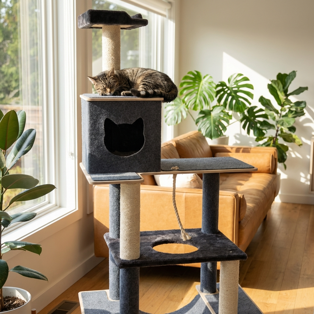 Noba Supreme 81" Tower - 5-Level Cat Tree