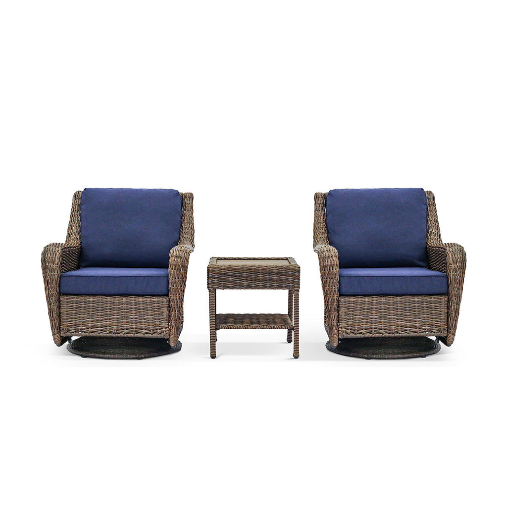 Cambridge Swivel Chair Bistro Set