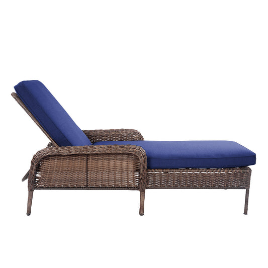 Cambridge Wicker Outdoor Chaise Lounge
