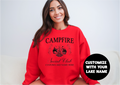 Campfire Social Club Personalized Sweatshirt | Summer Apparel | Custom Apparel