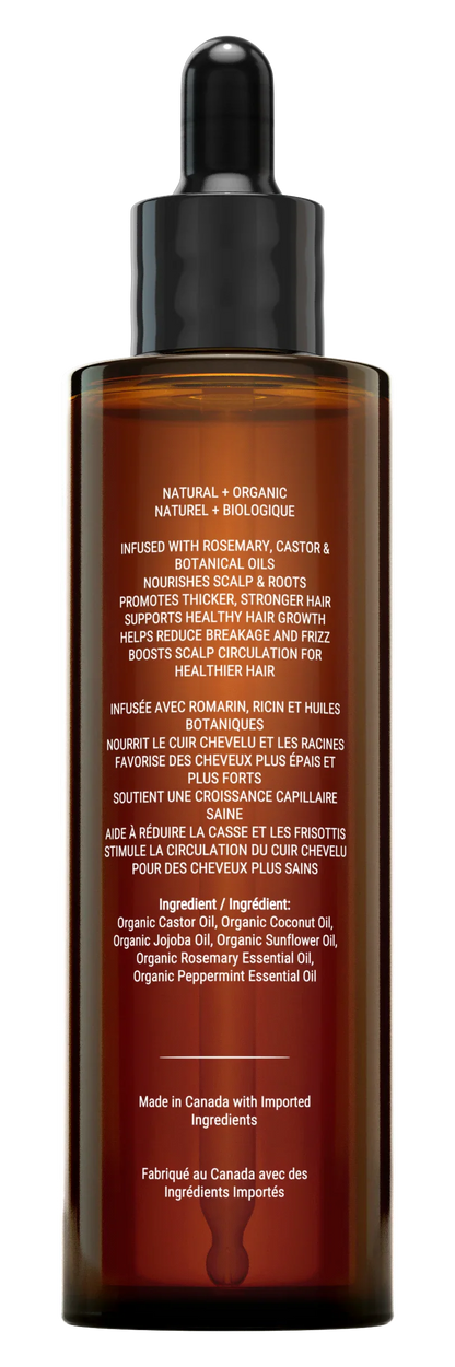 Canadian Grace Rosemary + Castor Hair Oil  - The Ultimate Root Revival For Scalp Activation & Growth Support