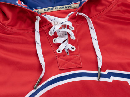 Montreal Canadiens Hockey Lace Hoodie