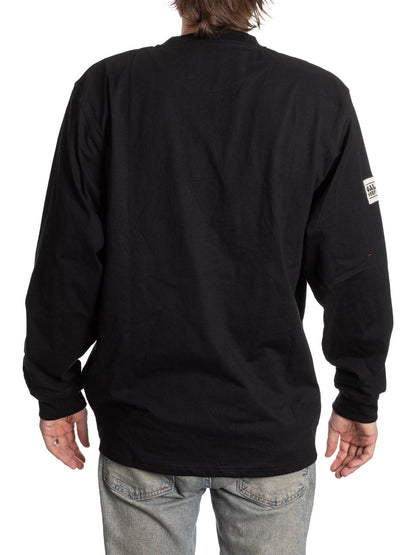 Retro Vancouver Canucks Long Sleeve Henley