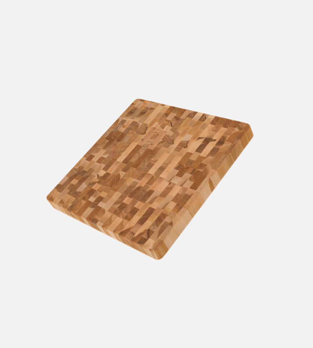 Bloc de boucher en érable, grain debout, 14 x 14 x 1.25 po