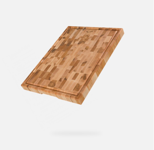Bloc de boucher en érable, grain debout, 12 x 16 x 1.25 po