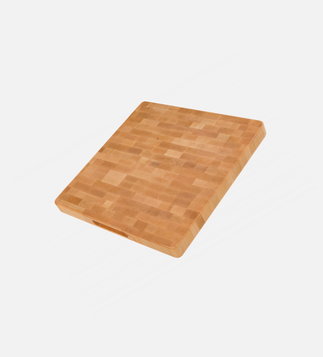 Bloc de boucher en érable, grain debout, 16 x 16 x 1.25 po