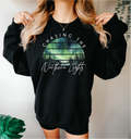 Chasing The Northern Lights Sweatshirt | Canada Apparel | North Apparel