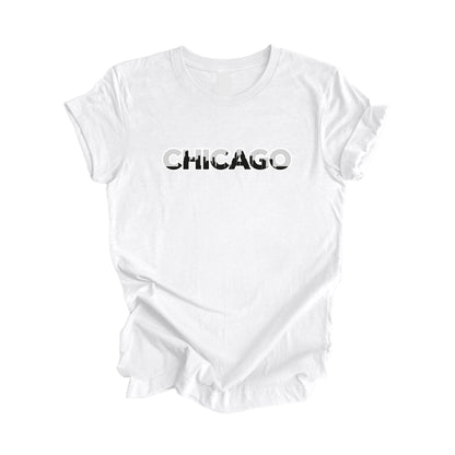 Chicago CHI - Chicago Illinois Gift T-Shirt - City Skyline Shirt - Inspired X