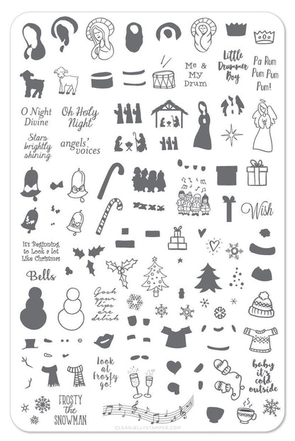 Clear Jelly Stamper - Baby It's Cold