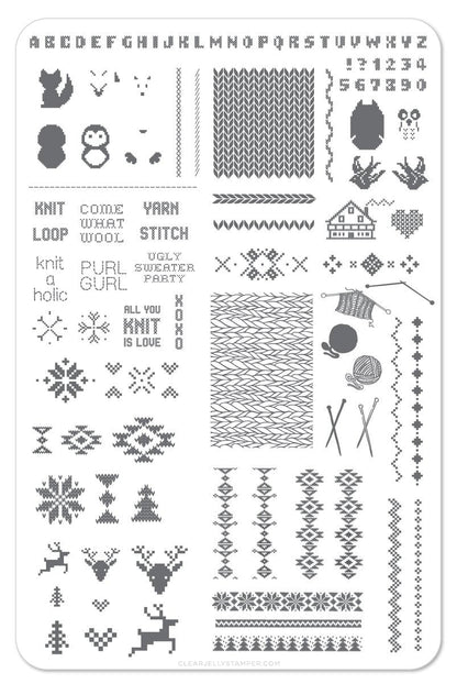Clear Jelly Stamper - Purl Gurl Stamping Plate