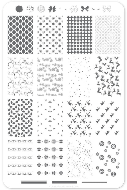 Clear Jelly Stamper - Pretty Paper Retro