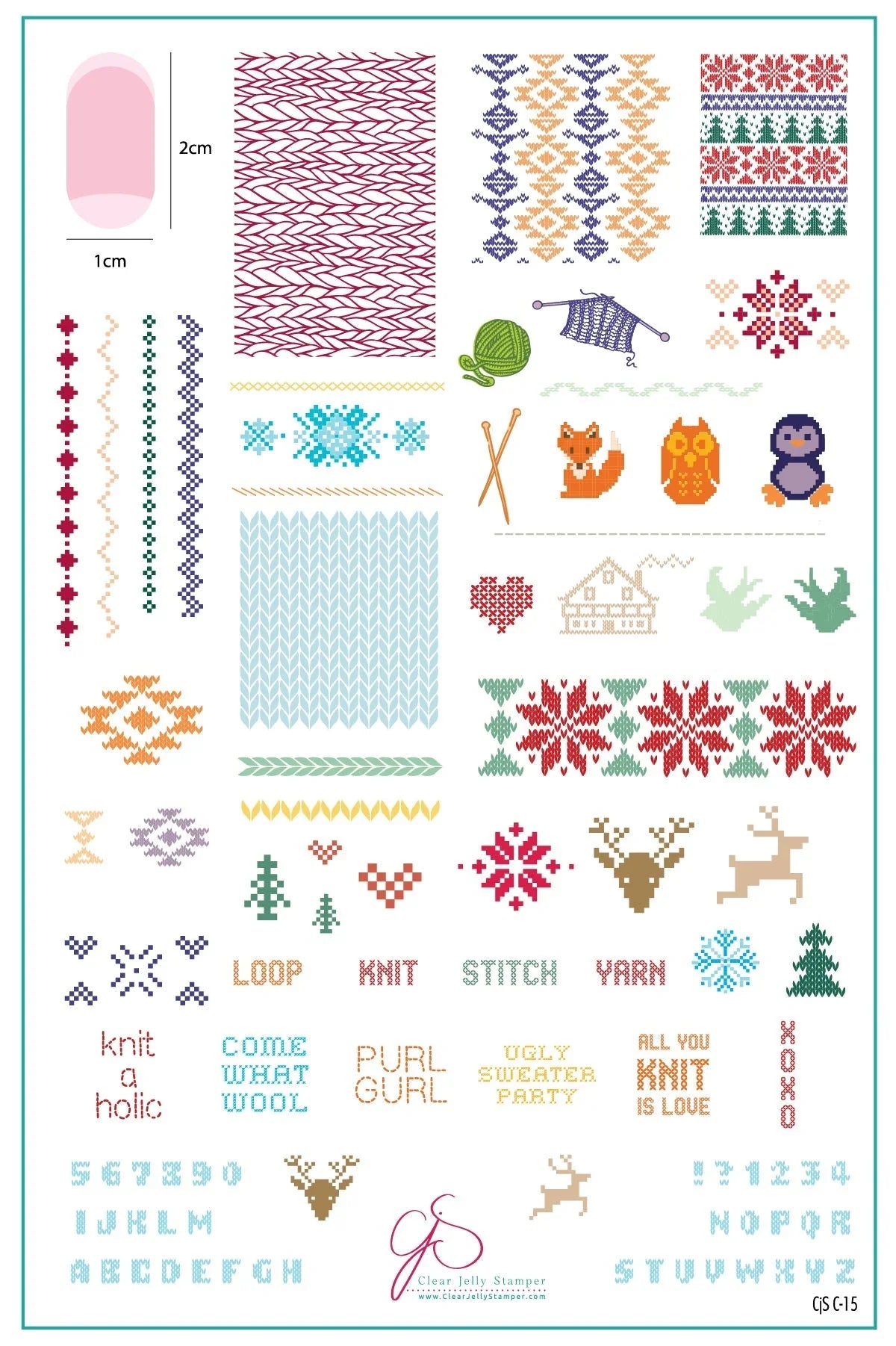 Clear Jelly Stamper - Purl Gurl Stamping Plate