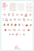 Clear Jelly Stamper - Piggy Christmas