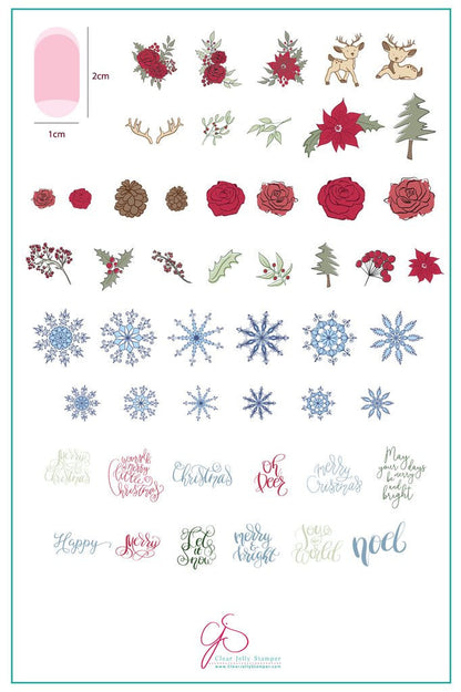 Clear Jelly Stamper - Merry Christmas My Deer
