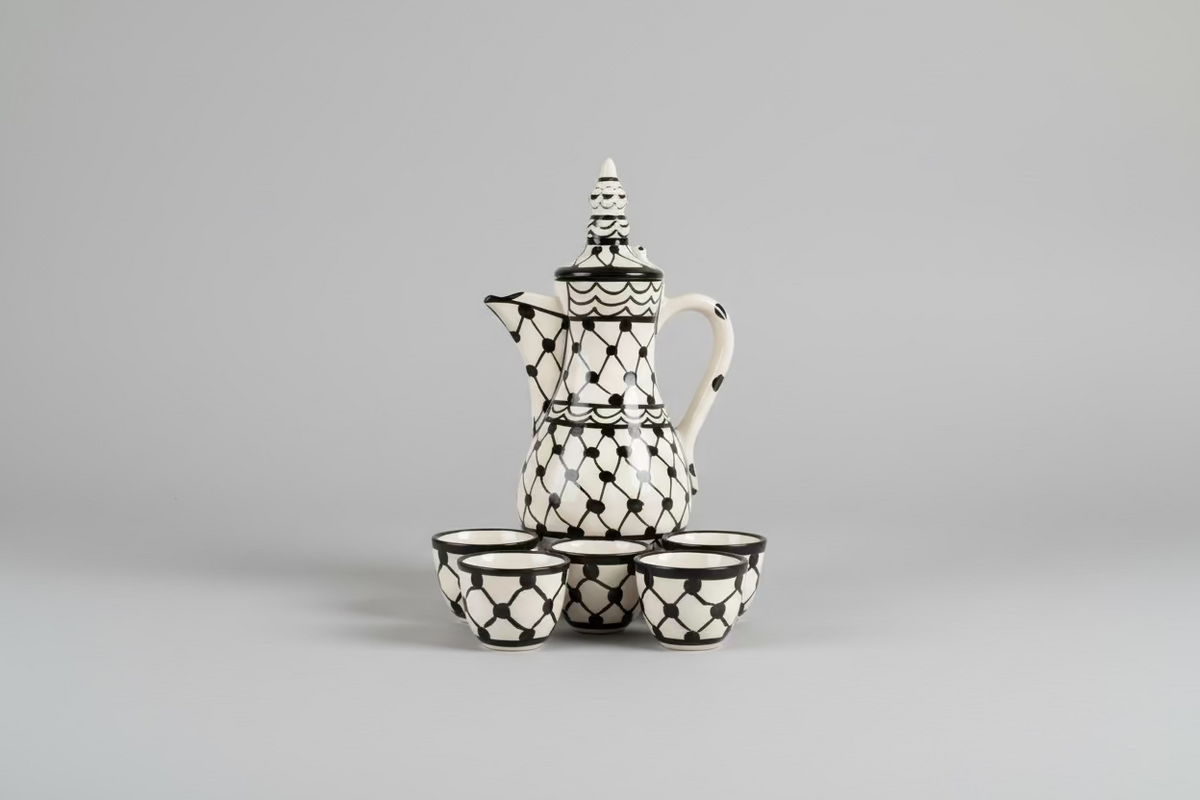 Full Coffee Set | Kuffieyeh Pattern