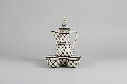 Full Coffee Set | Kuffieyeh Pattern