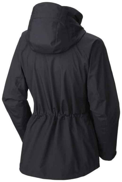 Columbia Women's Longer Miles Waterproof Breathable Long Rain Jackets