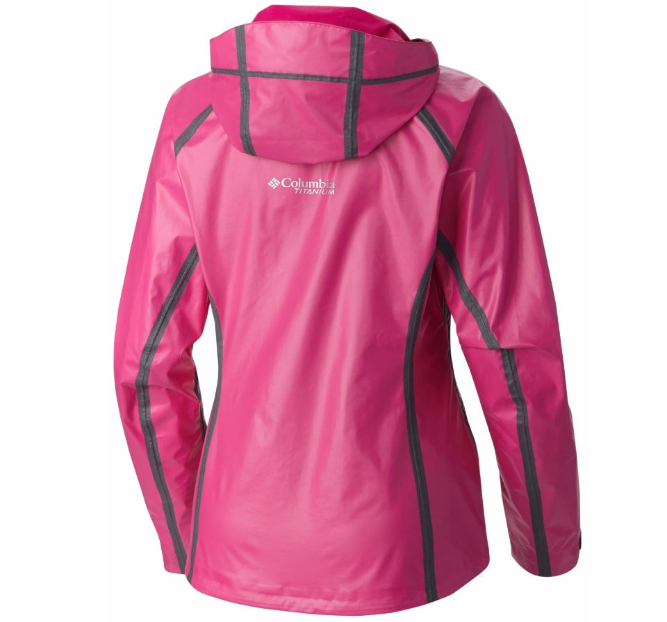 Columbia Women's Titanium Outdry Gold Tech Rain Jackets Size XS
