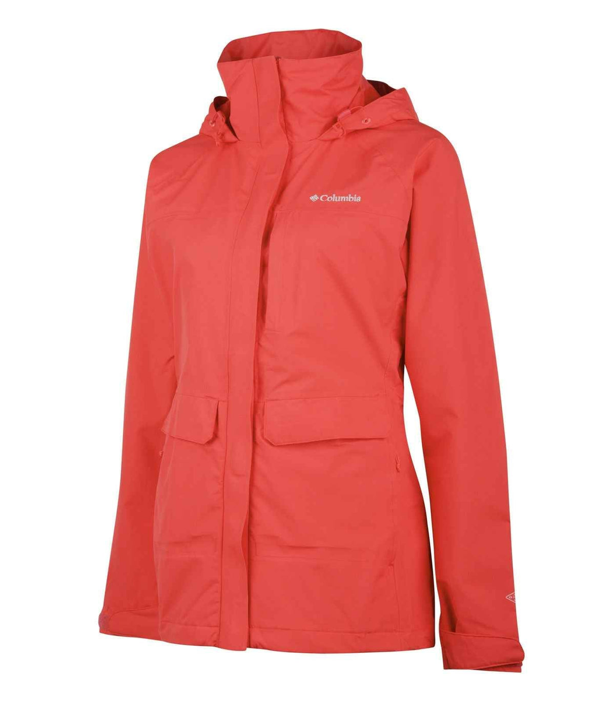 Columbia Women's Longer Miles Waterproof Breathable Long Rain Jackets