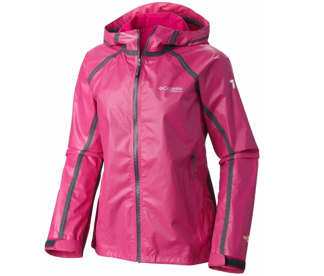 Columbia Women's Titanium Outdry Gold Tech Rain Jackets Size XS