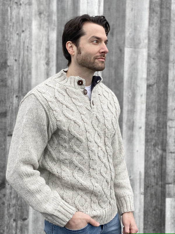 Lost Horizons Men's Connery Wool Sweaters Medium - Handmade in Nepal!