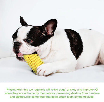 Indestructible Chew Toy for Aggressive Chewers Dog – Corn-Shaped