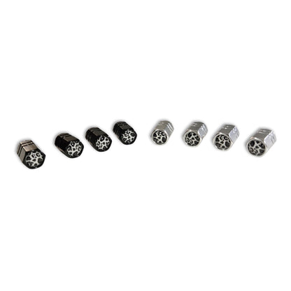 Cow Print Valve Stem Caps (2 Sets)