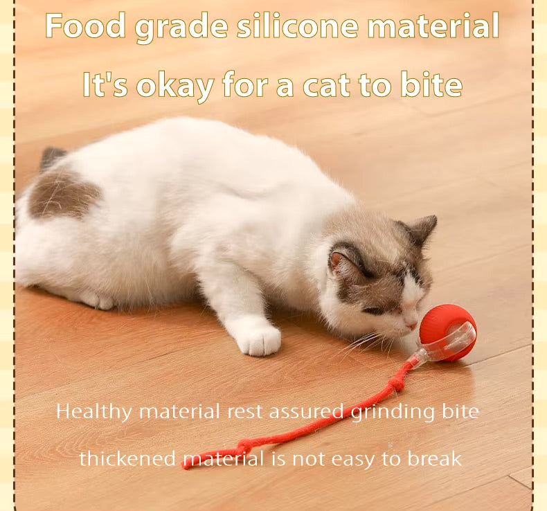 Vibrating Bouncing Ball – Interactive Toy for Cats & Dogs