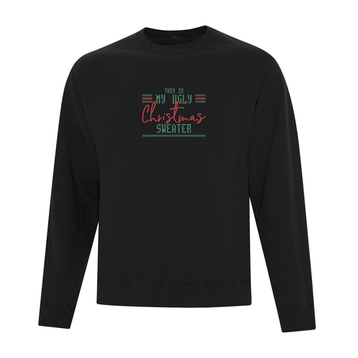 Crewneck "Ugly Christmas Sweater" brodé