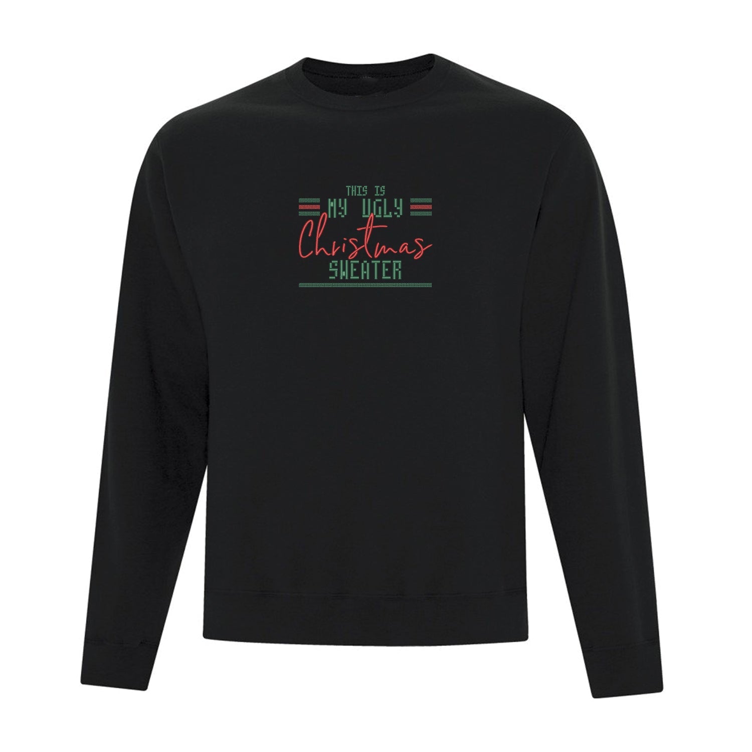 Crewneck "Ugly Christmas Sweater" brodé