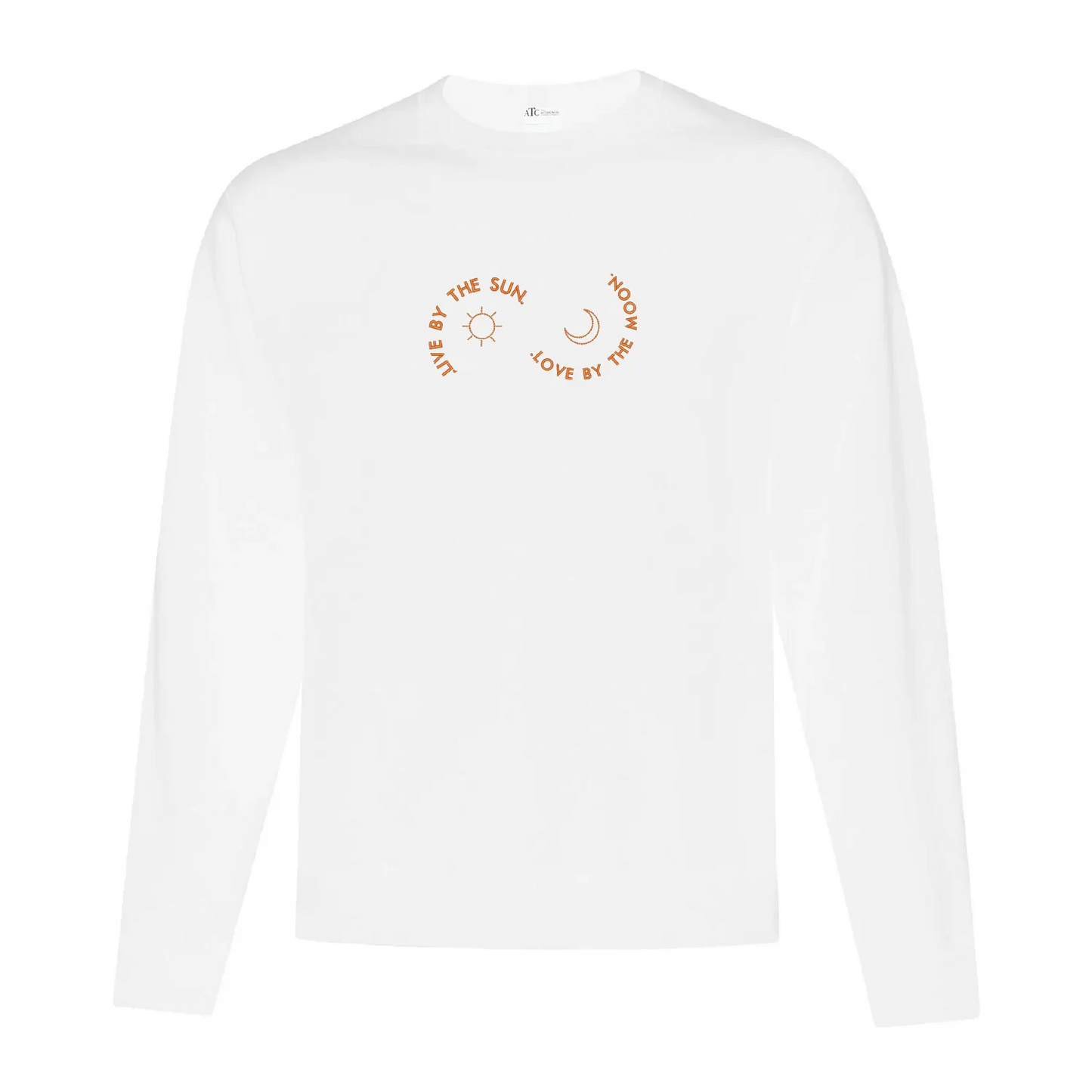 Crewneck "Live By The Sun" brodé