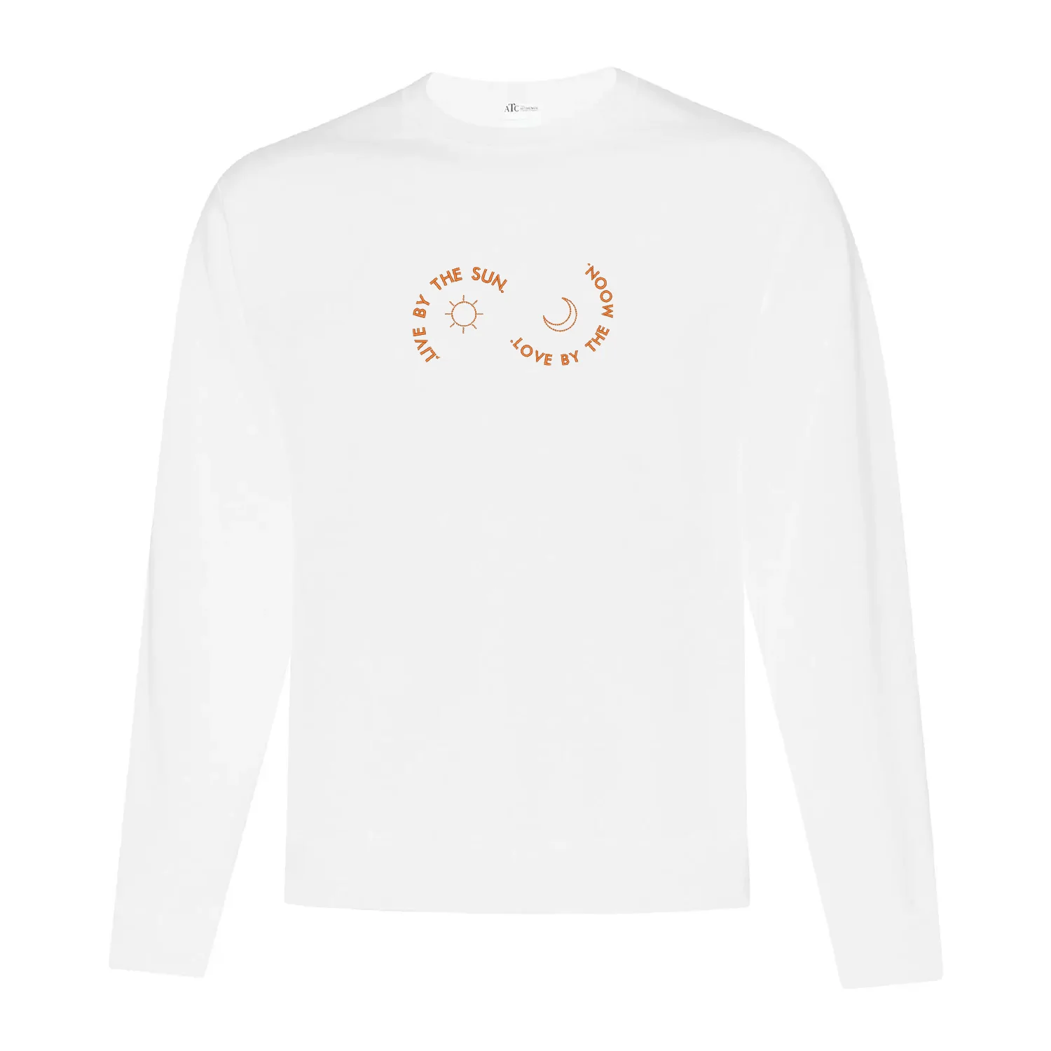 Crewneck "Live By The Sun" brodé