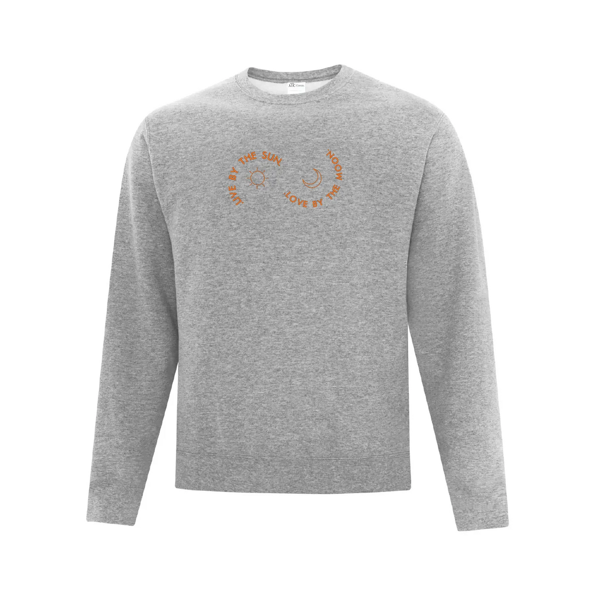 Crewneck "Live By The Sun" brodé