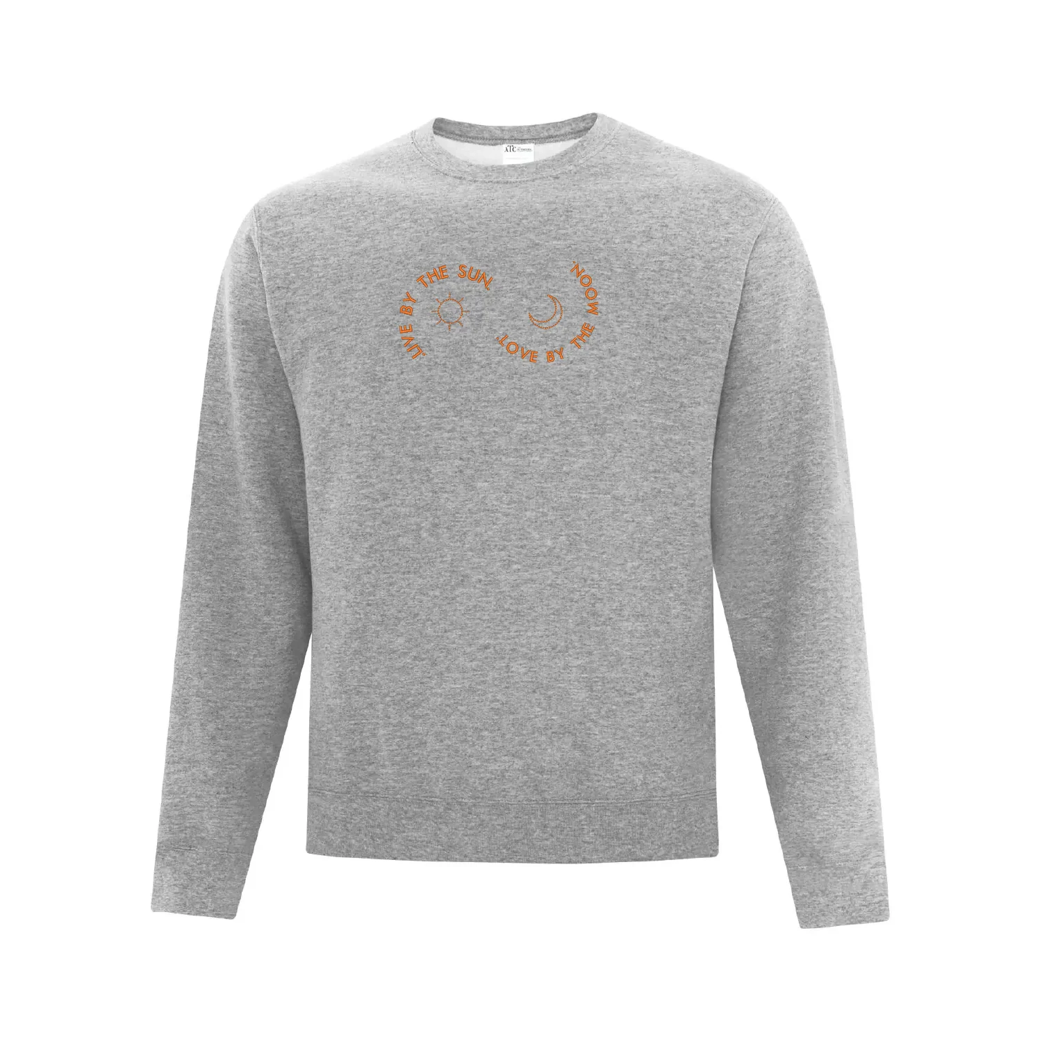 Crewneck "Live By The Sun" brodé