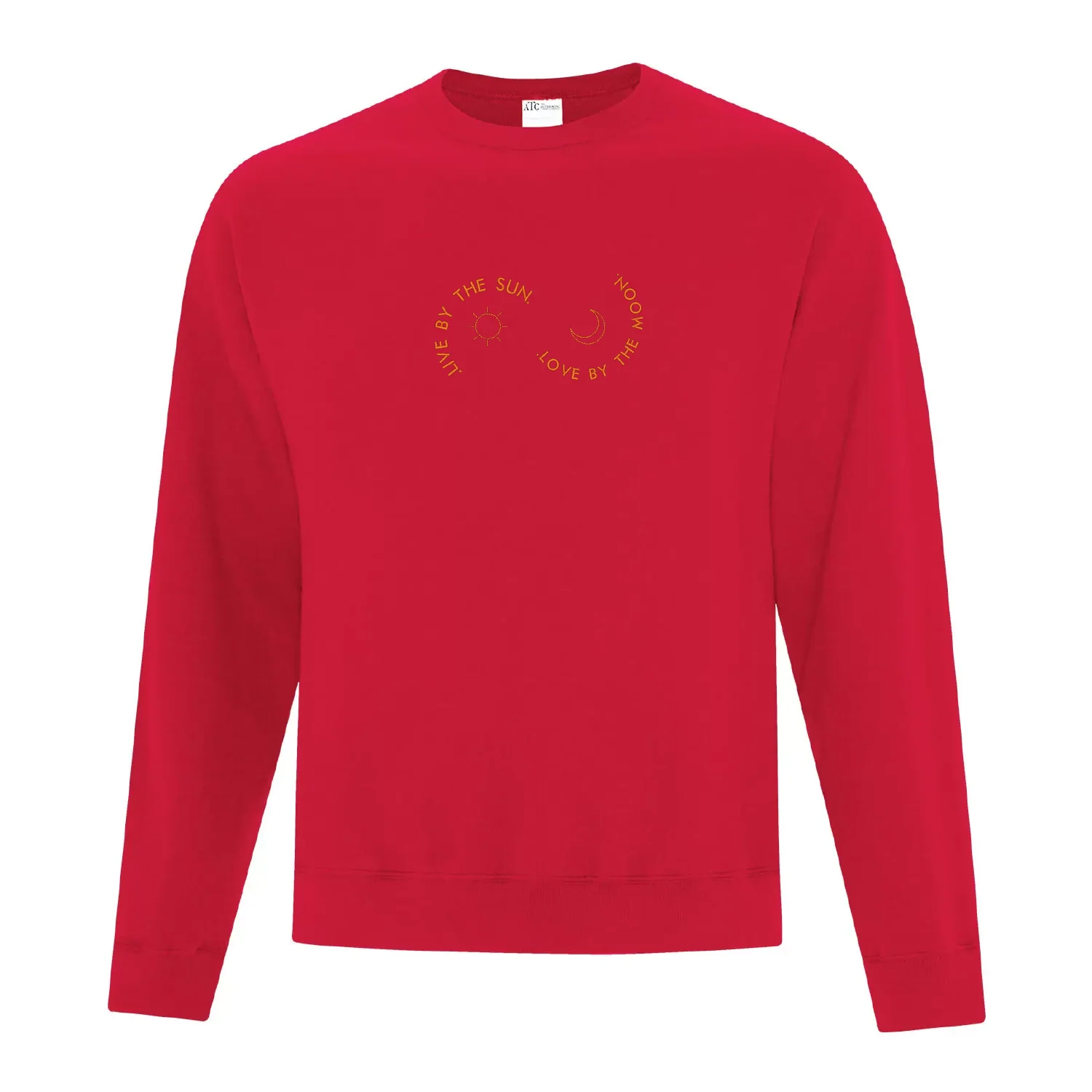 Crewneck "Live By The Sun" brodé