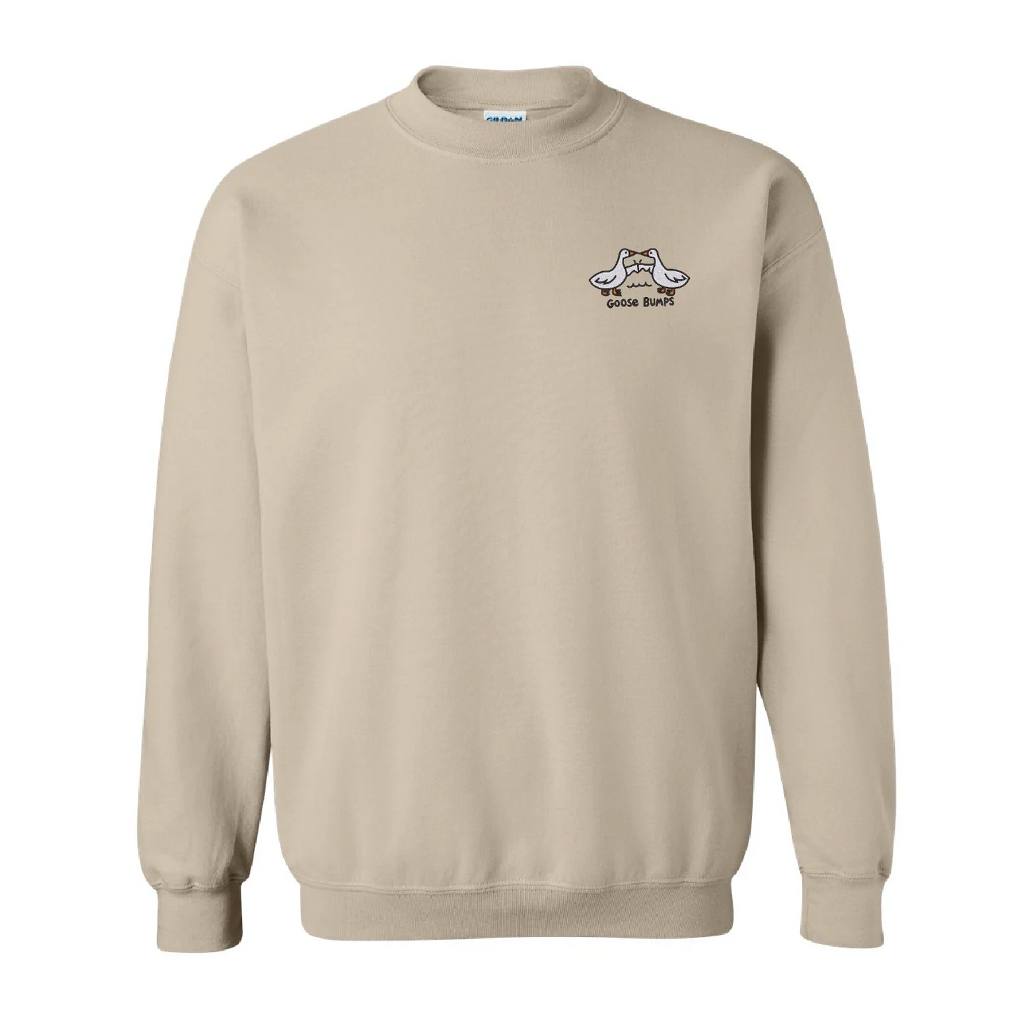 Crewneck "Goose Bumps" brodé