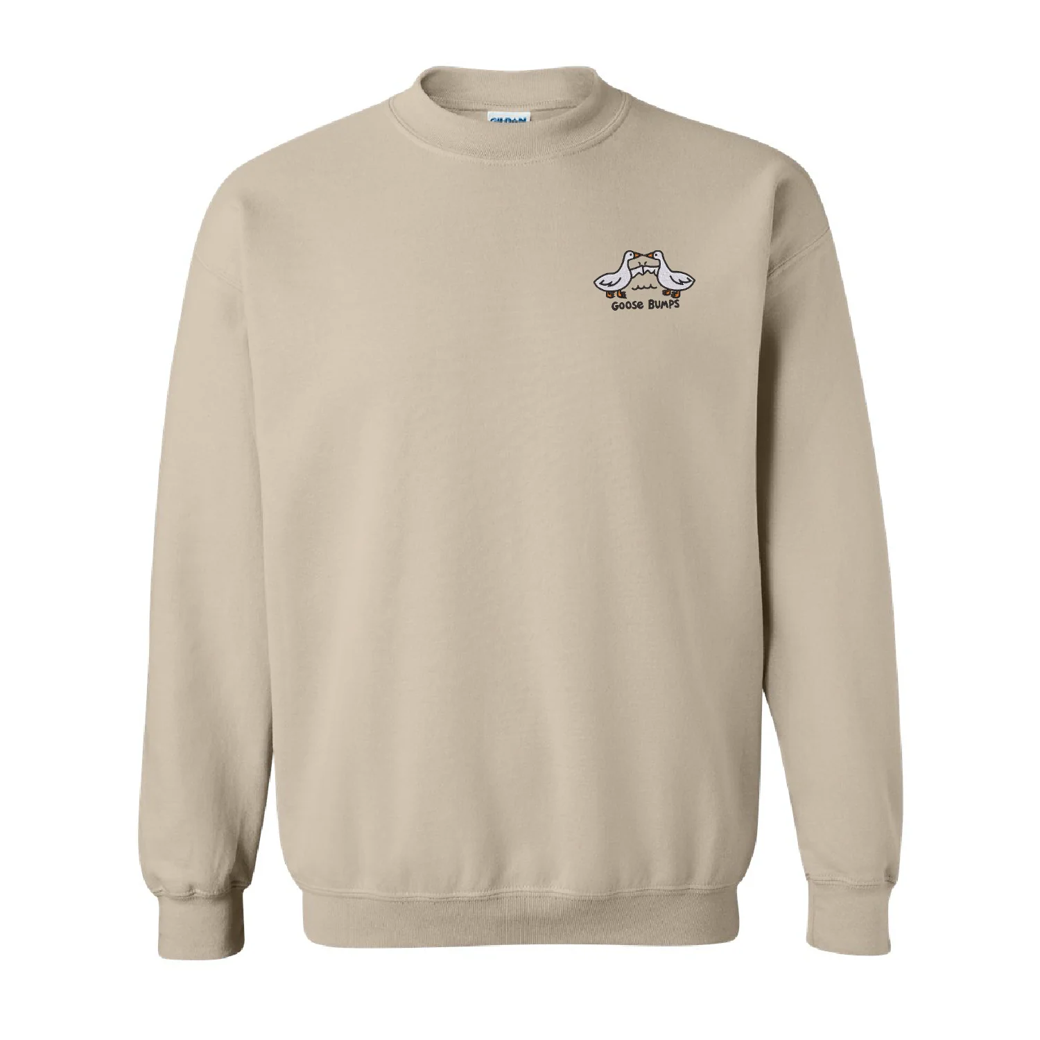 Crewneck "Goose Bumps" brodé