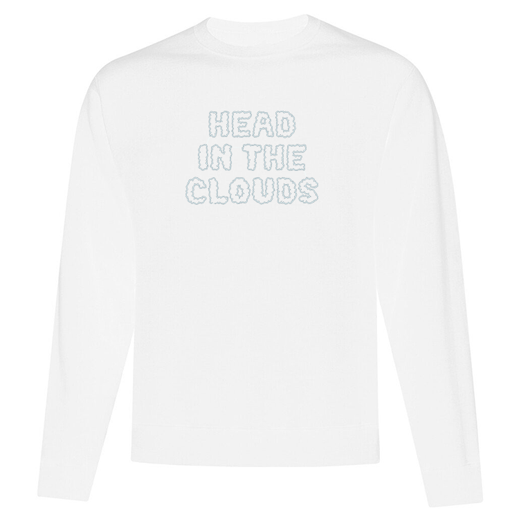 Crewneck "Head in the Clouds" brodé