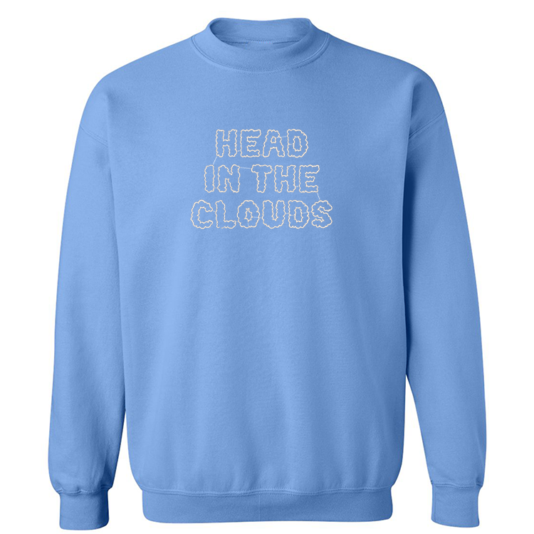 Crewneck "Head in the Clouds" brodé