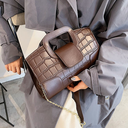 Alligator Pattern Handbag