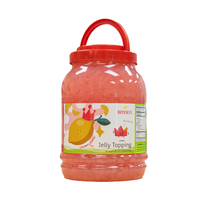 Crown Lemon Coconut Jelly | Multi-Use | Bubble Tea Topping | Ice Cream Topping | Foodservice Canada | Ships Free Within Canada on Orders Above CAD $199
