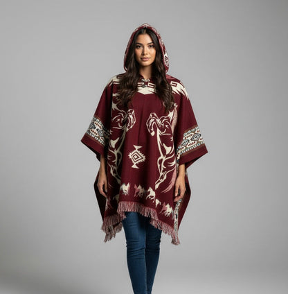 7Horses HandMade Wool Poncho