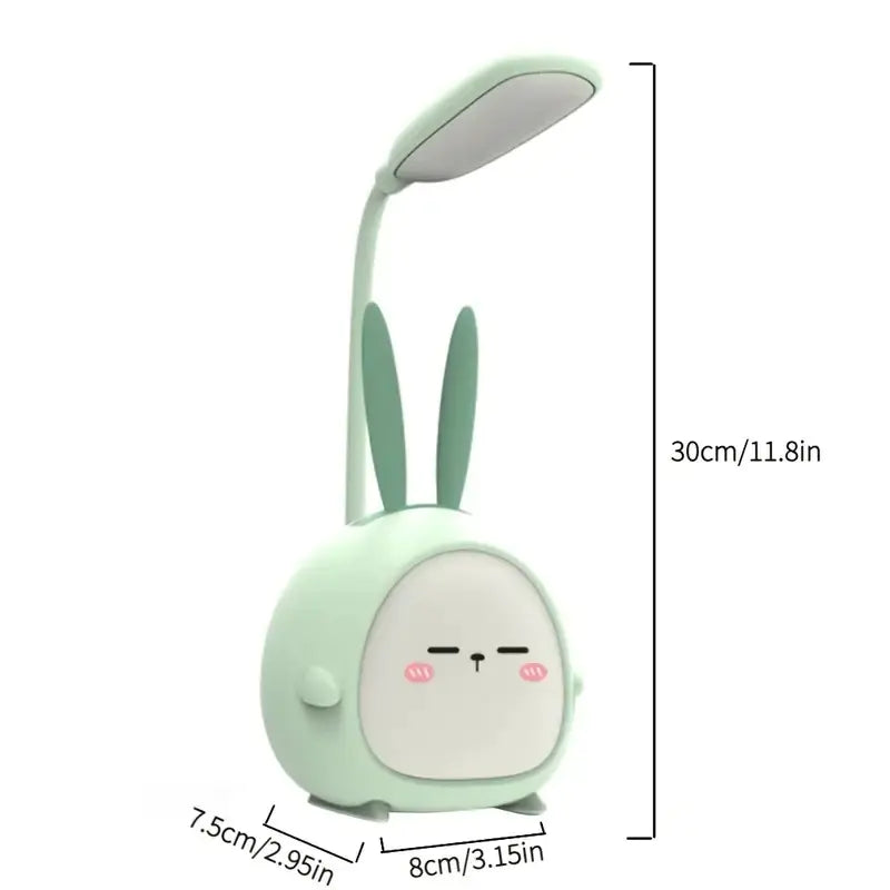 Portable Foldable LED Desk Lamp - Cute Cartoon Design