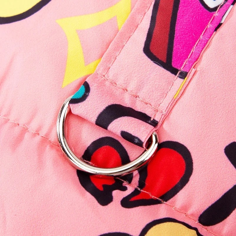 Fries Before Guys Graphic Dog Harness Vest | Medium to Large Breed